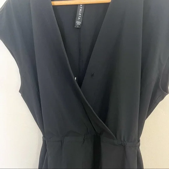 Athleta Marrow Black Romper Size Large - Picture 8 of 12